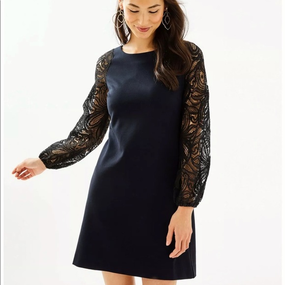 Lilly Pulitzer Dresses & Skirts - NWT Lilly Pulitzer Gali Dress Onyx Black XS